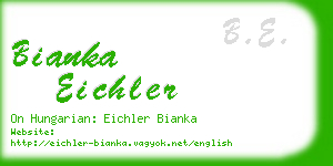 bianka eichler business card